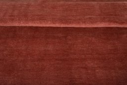 Full view of New Persian Gabbeh rug from Iran / Persia, 240 × 177 cm in Red tones