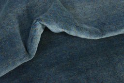 Corner detail of New Persian Gabbeh rug showing border pattern and Wool pile