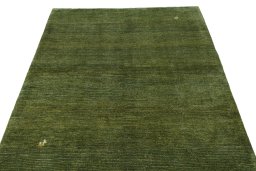 Surface texture of New Persian Gabbeh rug with natural Wool and intricate pattern