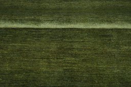 Full view of New Persian Gabbeh rug from Iran / Persia, 200 × 158 cm in Green tones