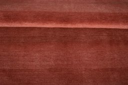 Full view of New Persian Gabbeh rug from Iran / Persia, 200 × 160 cm in Red tones