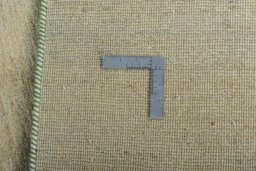 Close-up detail of New Persian Gabbeh rug from Iran / Persia showing Wool weave