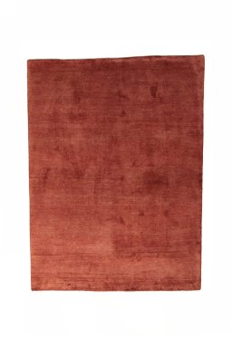 Full view of New Persian Gabbeh rug from Iran / Persia, 205 × 152 cm in Red tones