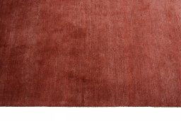 Close-up detail of New Persian Gabbeh rug from Iran / Persia showing Wool weave
