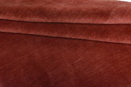 Full view of New Persian Gabbeh rug from Iran / Persia, 235 × 172 cm in Red tones