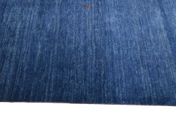 Close-up detail of New Persian Gabbeh rug from Iran / Persia showing Wool weave
