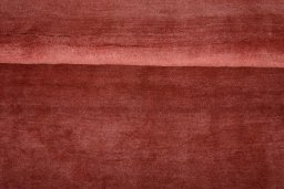Full view of New Persian Gabbeh rug from Iran / Persia, 231 × 170 cm in Red tones