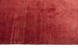 Close-up detail of New Persian Gabbeh rug from Iran / Persia showing Wool weave