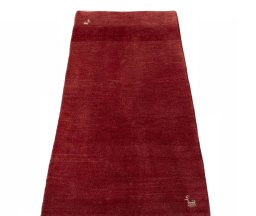 Surface texture of New Persian Gabbeh rug with natural Wool and intricate pattern