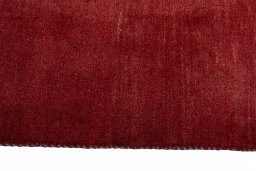 Close-up detail of New Persian Gabbeh rug from Iran / Persia showing Wool weave