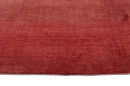 Close-up detail of New Persian Gabbeh rug from Iran / Persia showing Wool weave