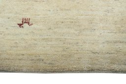 Central medallion detail of New Persian Gabbeh rug from Iran / Persia
