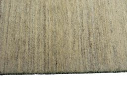 Close-up detail of New Persian Gabbeh rug from Iran / Persia showing Wool weave