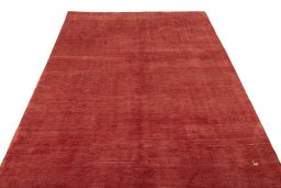 Surface texture of New Persian Gabbeh rug with natural Wool and intricate pattern