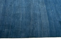 Close-up detail of New Persian Gabbeh rug from Iran / Persia showing Wool weave