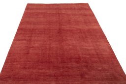 Surface texture of New Persian Gabbeh rug with natural Wool and intricate pattern