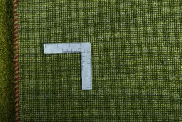 Surface texture of New Persian Gabbeh rug with natural Wool and intricate pattern