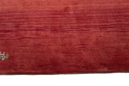 Central medallion detail of New Persian Gabbeh rug from Iran / Persia