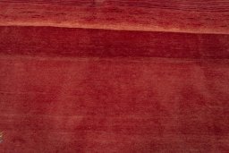 Full view of New Persian Gabbeh rug from Iran / Persia, 190 × 150 cm in Red tones