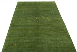 Surface texture of New Persian Gabbeh rug with natural Wool and intricate pattern