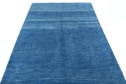 Surface texture of New Persian Gabbeh rug with natural Wool and intricate pattern