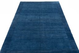 Surface texture of New Persian Gabbeh rug with natural Wool and intricate pattern