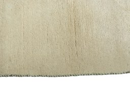 Close-up detail of New Persian Gabbeh rug from Iran / Persia showing Wool weave