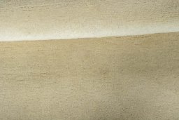 Full view of New Persian Gabbeh rug from Iran / Persia, 140 × 100 cm in Beige tones