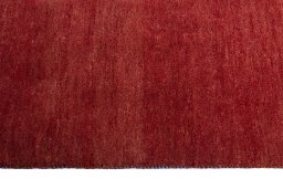 Close-up detail of New Persian Gabbeh rug from Iran / Persia showing Wool weave