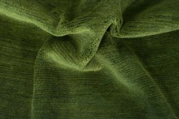 Corner detail of New Persian Gabbeh rug showing border pattern and Wool pile