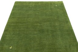Surface texture of New Persian Gabbeh rug with natural Wool and intricate pattern