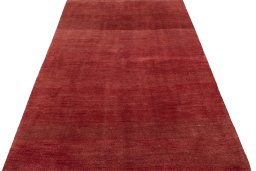 Surface texture of New Persian Gabbeh rug with natural Wool and intricate pattern