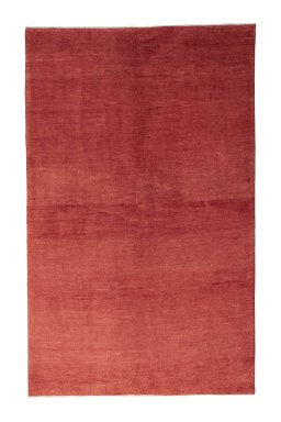 Full view of New Persian Gabbeh rug from Iran / Persia, 268 × 167 cm in Red tones