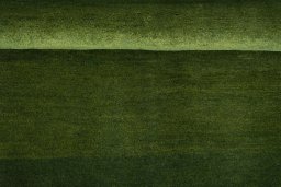Full view of New Persian Gabbeh rug from Iran / Persia, 198 × 155 cm in Green tones