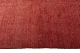 Close-up detail of New Persian Gabbeh rug from Iran / Persia showing Wool weave