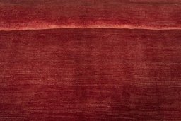 Full view of New Persian Gabbeh rug from Iran / Persia, 240 × 177 cm in Red tones