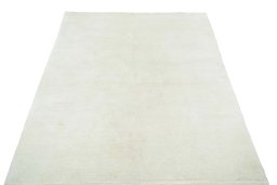 Surface texture of New Persian Gabbeh rug with natural Wool and intricate pattern