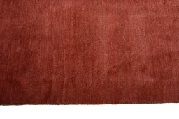 Close-up detail of New Persian Gabbeh rug from Iran / Persia showing Wool weave