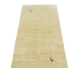 Surface texture of New Persian Gabbeh rug with natural Wool and intricate pattern