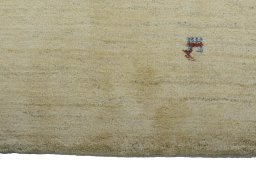 Central medallion detail of New Persian Gabbeh rug from Iran / Persia