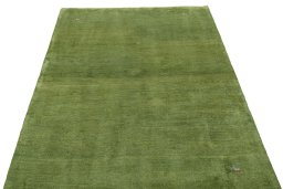 Surface texture of New Persian Gabbeh rug with natural Wool and intricate pattern