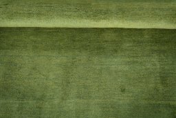 Full view of New Persian Gabbeh rug from Iran / Persia, 203 × 154 cm in Green tones