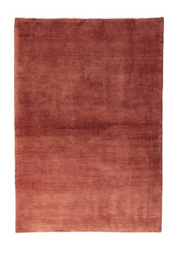 Full view of New Persian Gabbeh rug from Iran / Persia, 174 × 120 cm in Red tones
