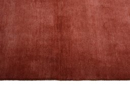 Close-up detail of New Persian Gabbeh rug from Iran / Persia showing Wool weave