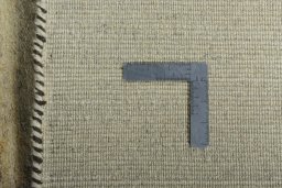 Close-up detail of New Persian Gabbeh rug from Iran / Persia showing Wool weave