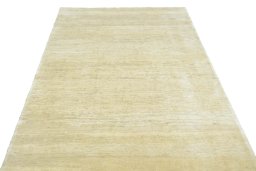 Surface texture of New Persian Gabbeh rug with natural Wool and intricate pattern