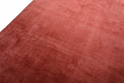 Backside of handmade New Persian Gabbeh rug showing knot structure and weave density