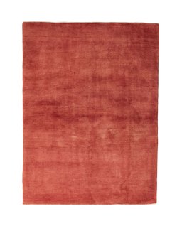 Full view of New Persian Gabbeh rug from Iran / Persia, 205 × 152 cm in Red tones