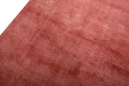 Backside of handmade New Persian Gabbeh rug showing knot structure and weave density