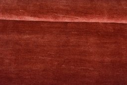 Full view of New Persian Gabbeh rug from Iran / Persia, 250 × 173 cm in Red tones